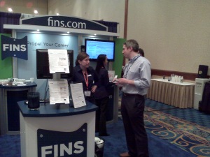 FINS booth at the ERE